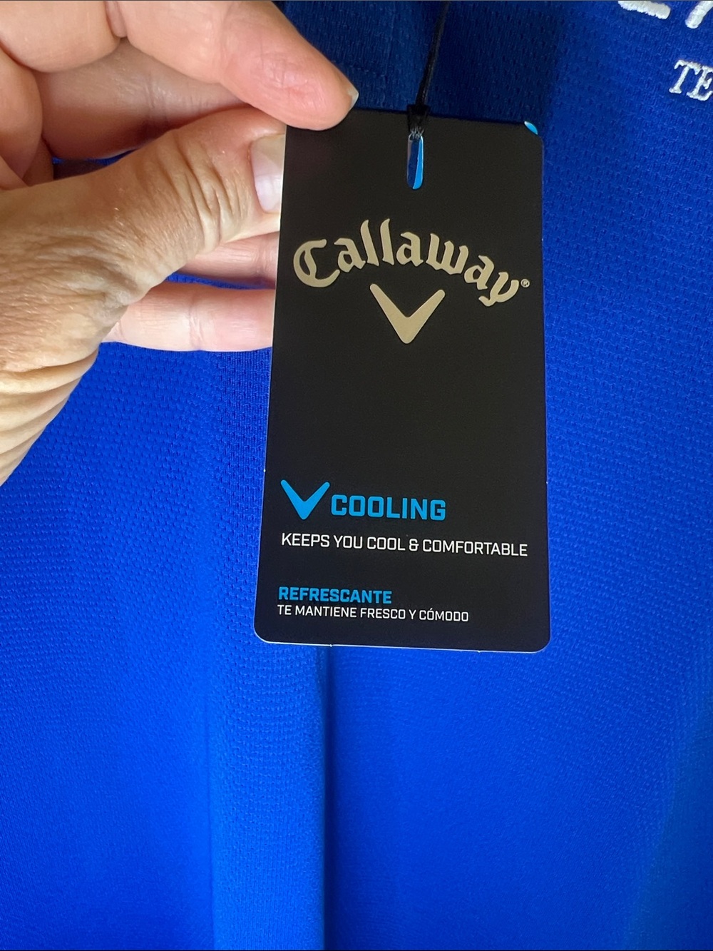 Callaway LALO Tequila Men's Blue Polo - Picture 5 of 8